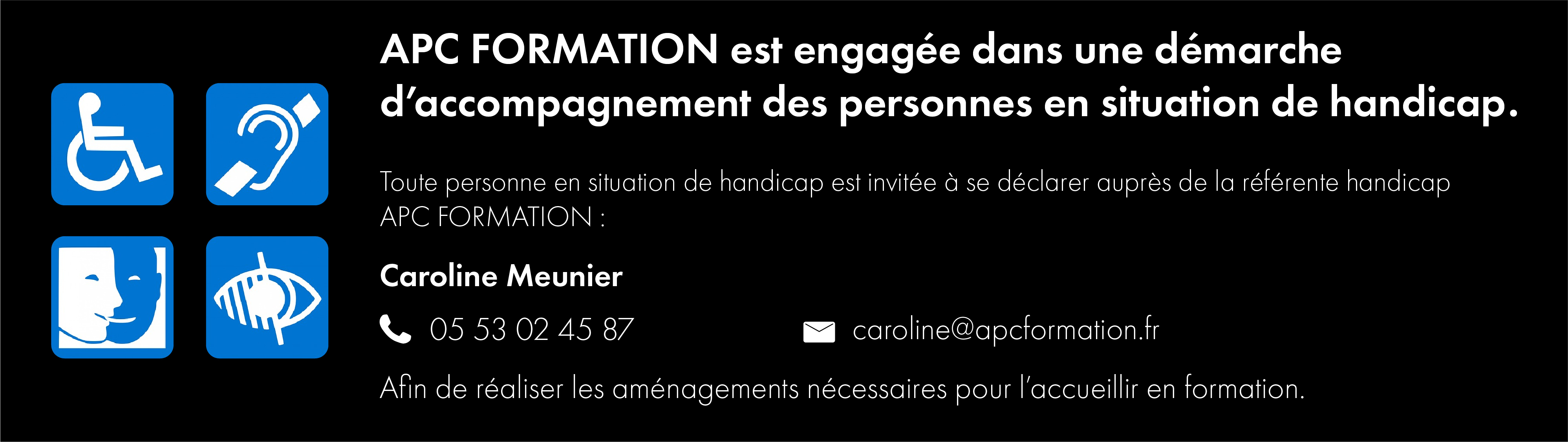 Images informations accessibilité